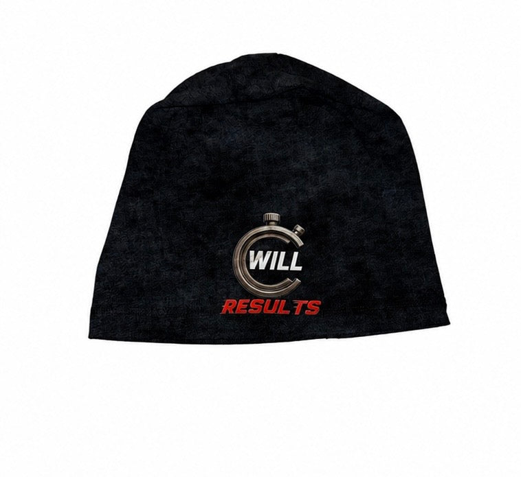 Results Slouchy Beanie (Black Smoke)