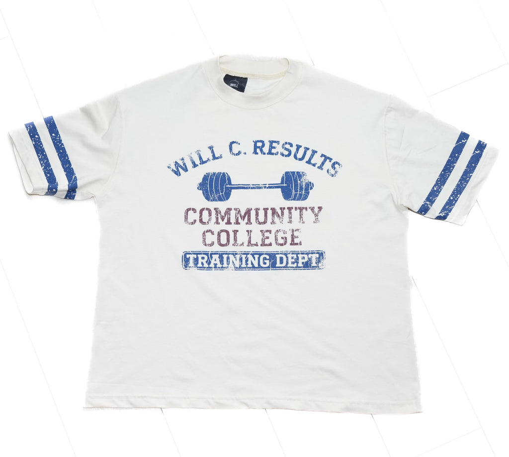 Community College Jersey Tee(Vintage Cream)
