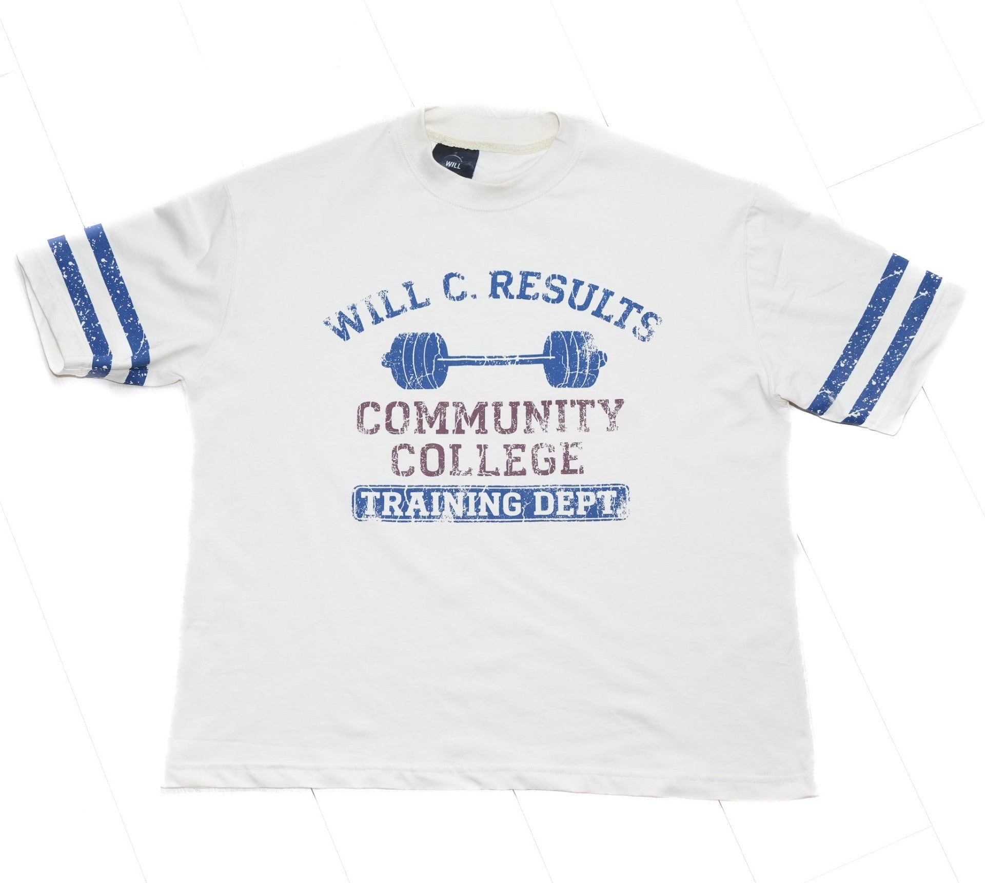 Community College Jersey Tee(Vintage Cream)